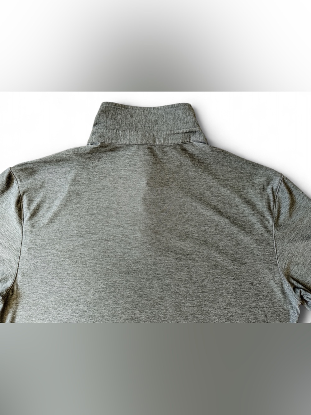 Vuori Men's Strato Tech Polo Shirt Charcoal Heather Athletic- Large - Picture 6 of 10